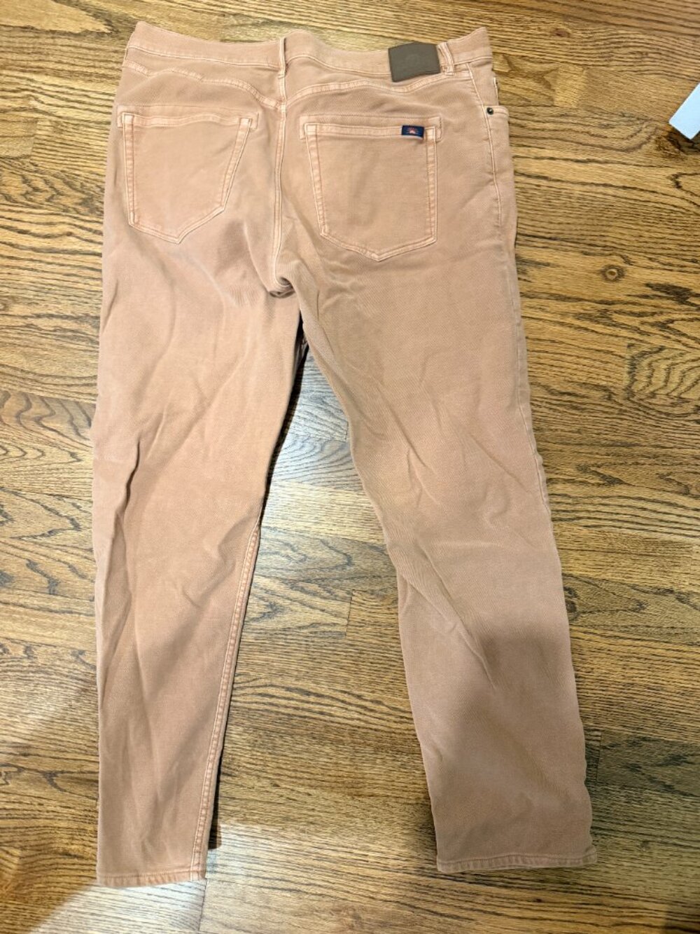 Fahtery Stretch Terry Athletic Fit Pant (30" Inseam) - Mesa Red - Mesa Red - Picture 5 of 6